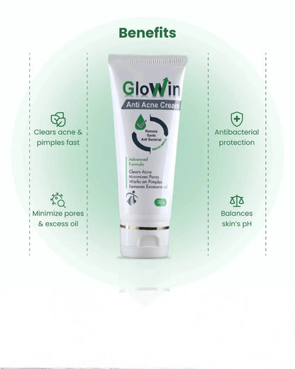 GloWin Anti Acne Cream | Salicylic + Azelaic
