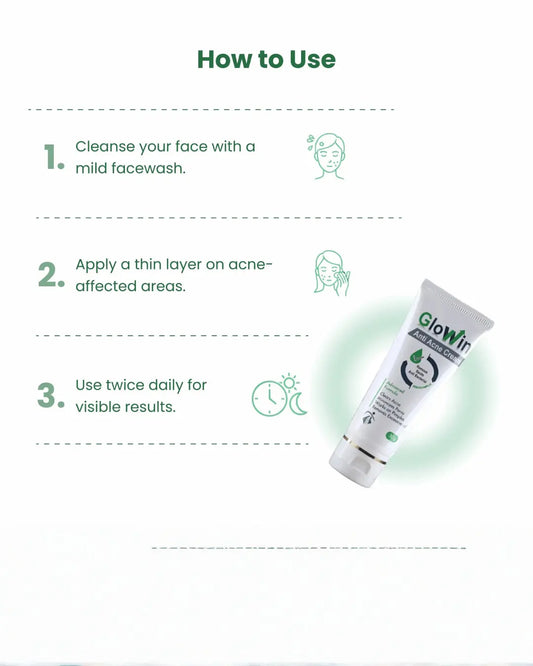 GloWin Anti Acne Cream | Salicylic + Azelaic