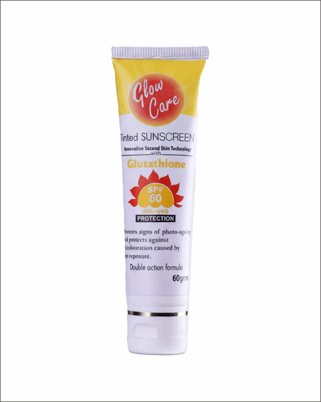GlowCare Sunscreen SPF 60 | Zinc Oxide + Avobenzone