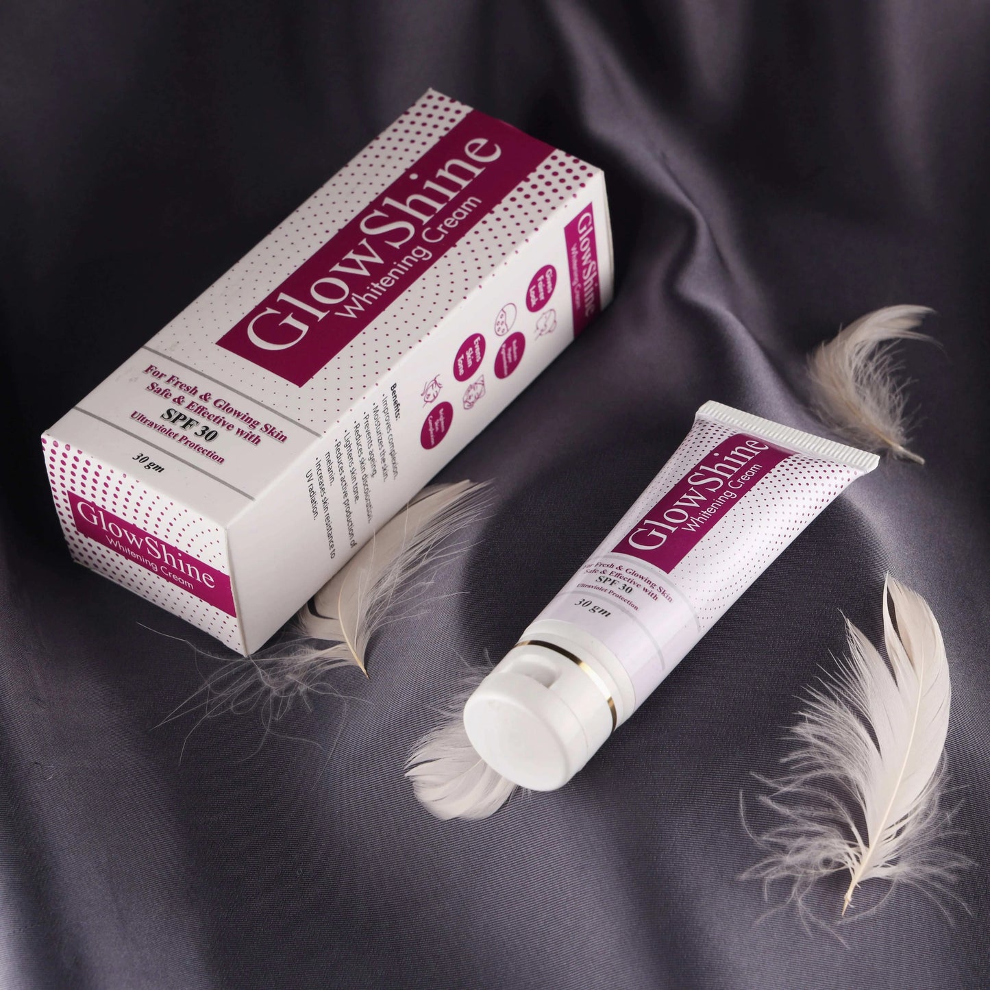 GlowShine Whitening Cream | Glutathione + Kojic